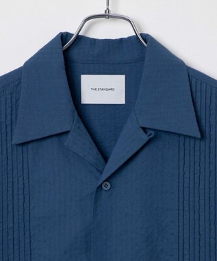 WEGO 【ユニセックス着用ITEM】キューバシャツ ブルー