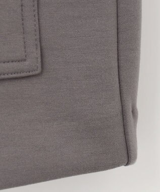 J.PRESS LADIES 【洗える】ダンボールジャージー ブルゾン グレー系