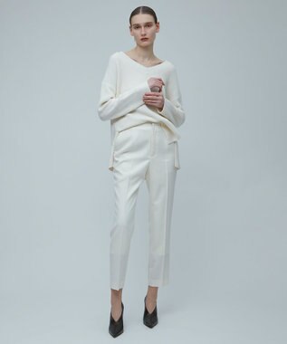 BEIGE， 【S-size】VARENNE / オーバーサイズニット Ecru