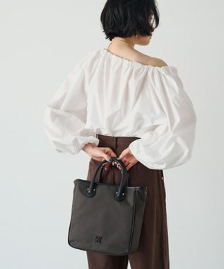 russet コーデュラナイロンスクエアトートバッグ(CE-1750) D.Brown