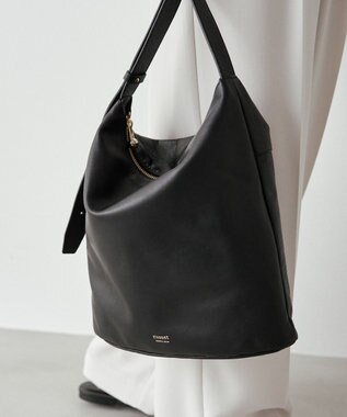 russet 【2025AW新作】レザー丸底バケットバッグ(CE-1615)