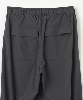 ANY 【ウエストゴム】撥水ナイロンベイカーパンツ スミクロ