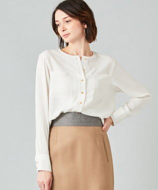 Steady 1月号掲載 Stow ラウンドネックブラウス Beige ファッション通販 公式通販 オンワード クローゼット Steady 1月号掲載 Stow ラウンドネックブラウス Beige ファッション通販 公式通販 オンワード クローゼット