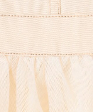 ANY KIDS チュール付き ジャンパースカート エクリュ