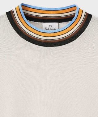 Paul Smith リブストライプ シアーニット エクリュ