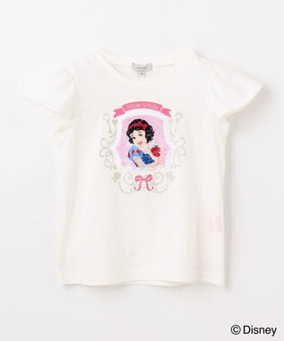ANY KIDS 【ディズニープリンセス/フローズン】ミラクルスパンコールTシャツ オフホワイト（白雪姫）