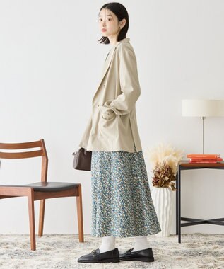 AMERICAN HOLIC ギャザーフレアスカート Flower