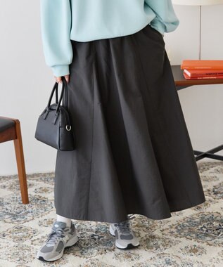 AMERICAN HOLIC ギャザーフレアスカート Charcoal Gray