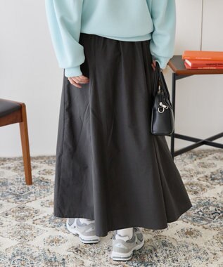 AMERICAN HOLIC ギャザーフレアスカート Charcoal Gray