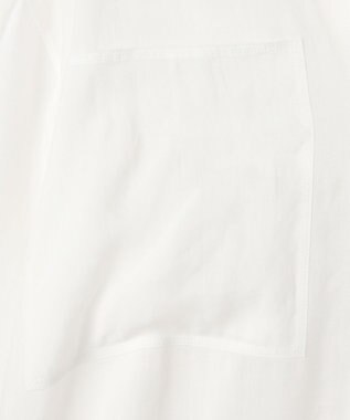 BEIGE， PAULINE / リネンヴィスコースオーバーサイズロングシャツ White
