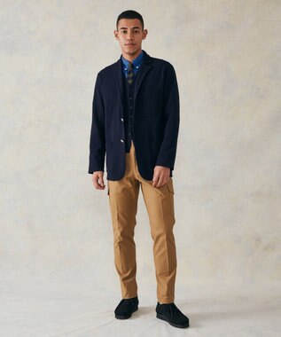 J.PRESS MEN ポプリンストライプシャツ/B.D ブルー系3