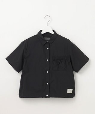 PW CIRCULUS 【WOMEN】ギャザリング シャツ ゴルフウェア レディース ブラック系