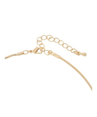 Green Parks ・ＨＡＬＦ　ＴＩＭＥ　メタルリボンネックレス Gold