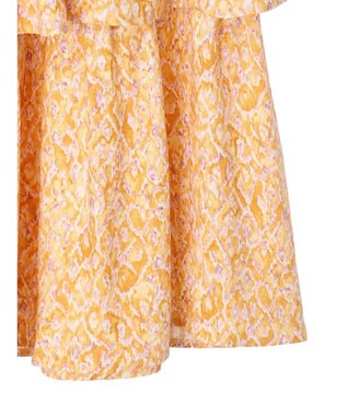 AMERICAN HOLIC ティアードエスニックプリントスカート Orange