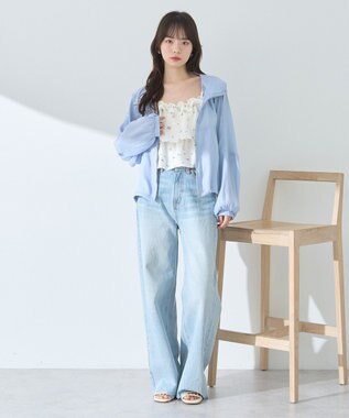 earth music&ecology シアージップパーカー Sax