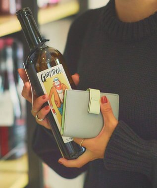 Atelier nuu 【石岡真実コラボ別注カラー】noble 二つ折れウォレット セージグリーン×アイスグレー