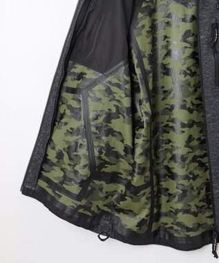 JOSEPH ABBOUD MOUNTAIN 【UNISEX】スラブジャガードバックカモ ブルゾン グレー系7