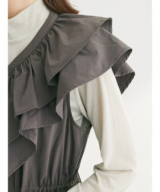 Green Parks ・ＳＵＧＡＲ　ＳＰＯＯＮ　ラッフルＺＩＰジャンスカ Charcoal Gray