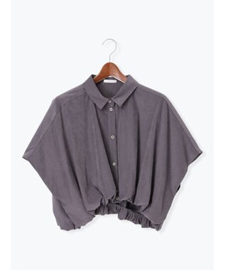 Te chichi ピーチショートシャツ チャコールグレー