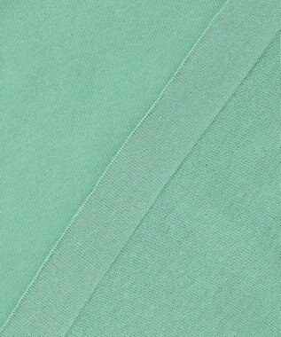 ANY シアーシャーリングスリーブニット グリーン