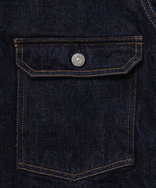 LENO BRENDA BIG TRUCKER JACKET《UNISEX》オーバーサイズデニムブルゾン INDIGO