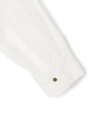 BEIGE， PAULINE / リネンヴィスコースオーバーサイズロングシャツ White