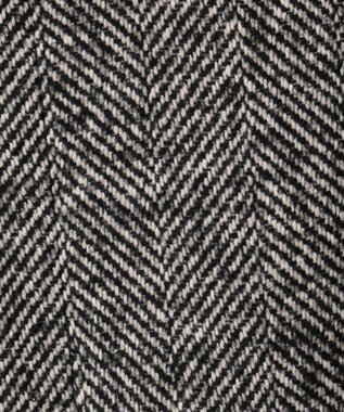 uncrave ロング チェスターコート（uncrave WHITE） へリンボーンブラック