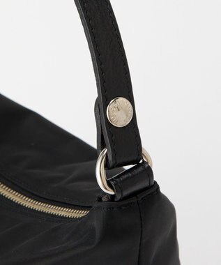 russet シンプルショルダーバッグ【クラウズナイロン】(CE-1467) Black