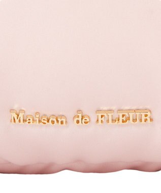 Maison de FLEUR キルティングエアリーキャリーオンバッグ Pink Beige