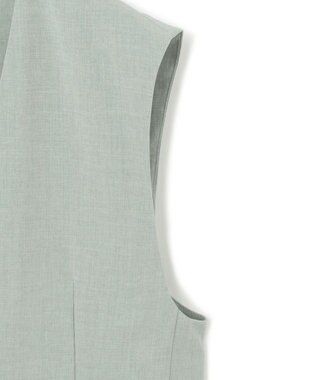 ICB 【洗える】 ハイツイストドライストレッチ ノーカラージレ ジェイドグレー系