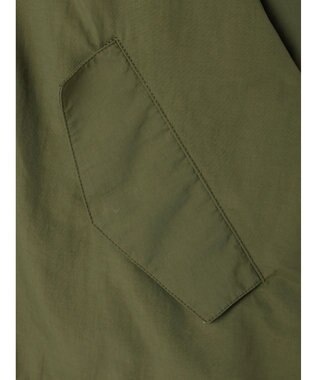 earth music&ecology スタンドフリルミリタリーブルゾン Khaki