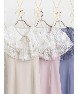 earth music&ecology ＳＥＴ２点レースボレロ＋キャミワンピース Beige