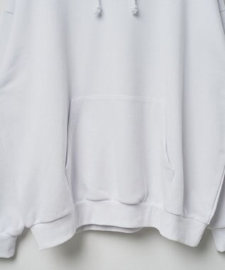 WEGO ヘビーウエイトユニークモチーフプルパーカー ホワイト