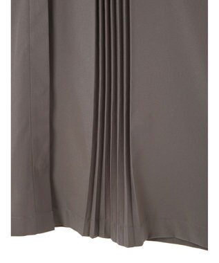 Green Parks ａ．タックプリーツシャツワンピース Gray Beige