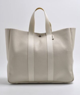 blancle シュリンクレザーベーシックトートL LIGHT BEIGE