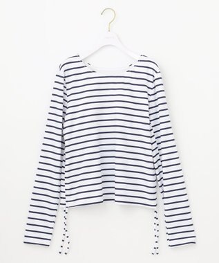 ANY SIS 【3SET】マリン スイムウェア オフ×ネイビーストライプ×カーキ