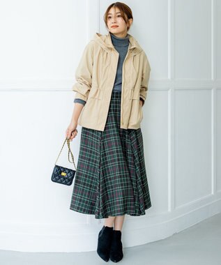 組曲 ルーズフィットタートル ニット グレー系