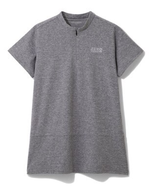 ZERO HALLIBURTON ロングハーフジップシャーリングシャツ 82833 レディーW4S2 スゴルフ ネイビー杢