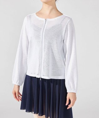 Chacott メッシュニットジャケット アイリス