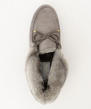 ANY SIS レディーフェイクファー モカシン チャコール