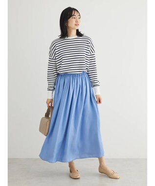 Green Parks ２ｗａｙ　リバーシブルシャイニーチュールスカート Blue