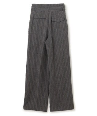 BEIGE， TURENNE / ワイドパンツ Gray×Camel line