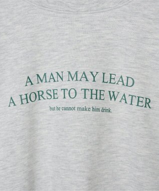 WEGO クロップドスウェット 柄1