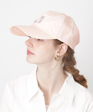 MOONBAT PAUL&JOE ACCESSOIRES(ポール&ジョー)ジプシー キャップ 猫 帽子 無地 UVカット ペールオレンジ