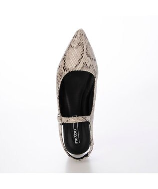 MODE ET JACOMO <noyau>ポインテッドトゥバックベルトパンプス ベージュカタオシ