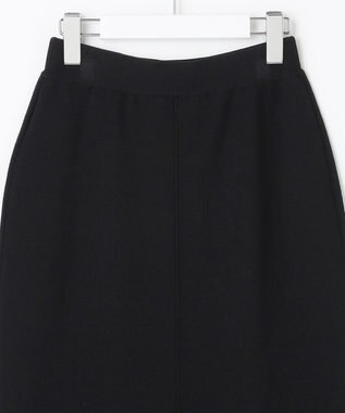 自由区 【WEB限定/洗える/セット着用可】レーヨンストレッチ タイトスカート ブラック系