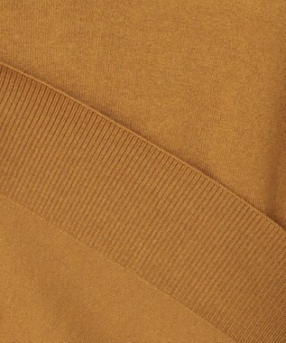 ANY SIS 【ウールブレンドシリーズ】フロント切替Vネック ニット マスタード