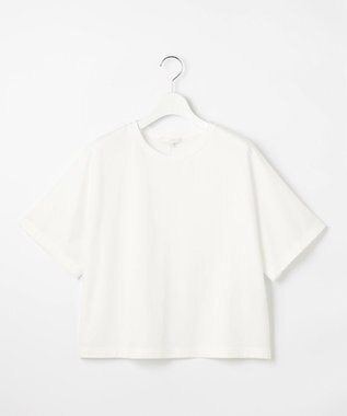 自由区 S 【接触冷感・UVカット・吸水速乾・抗菌防臭・洗える】ハイカウントクロップド丈 Tシャツ オフ