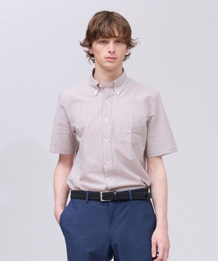 J.PRESS MEN 新色追加【 高通気性 / 軽量 / ノンアイロン / 撥水】【BEAT HEAT SYSTEM】半袖シャツ / B.D.