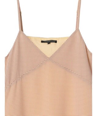 Green Parks ・ＳＵＧＡＲ　ＳＰＯＯＮ　サッカーギンガムキャミワンピ Yellow